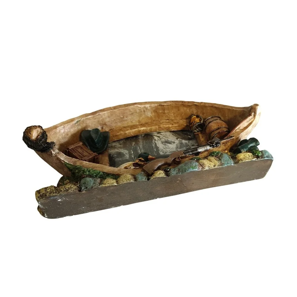 Cedar Key Boat Series Hunting Boat Picture Photo Frame Mallard Rifle Hat Lantern